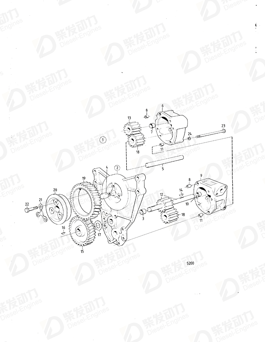 VOLVO Gear 466535 Drawing